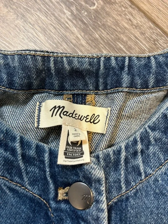 Madewell Button-Front Denim Vest - Picture 2 of 3